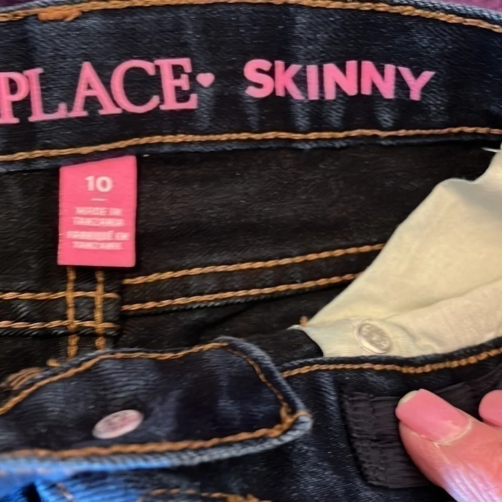 The Children’s Place Girl’s blue skinny jeans, size 10.